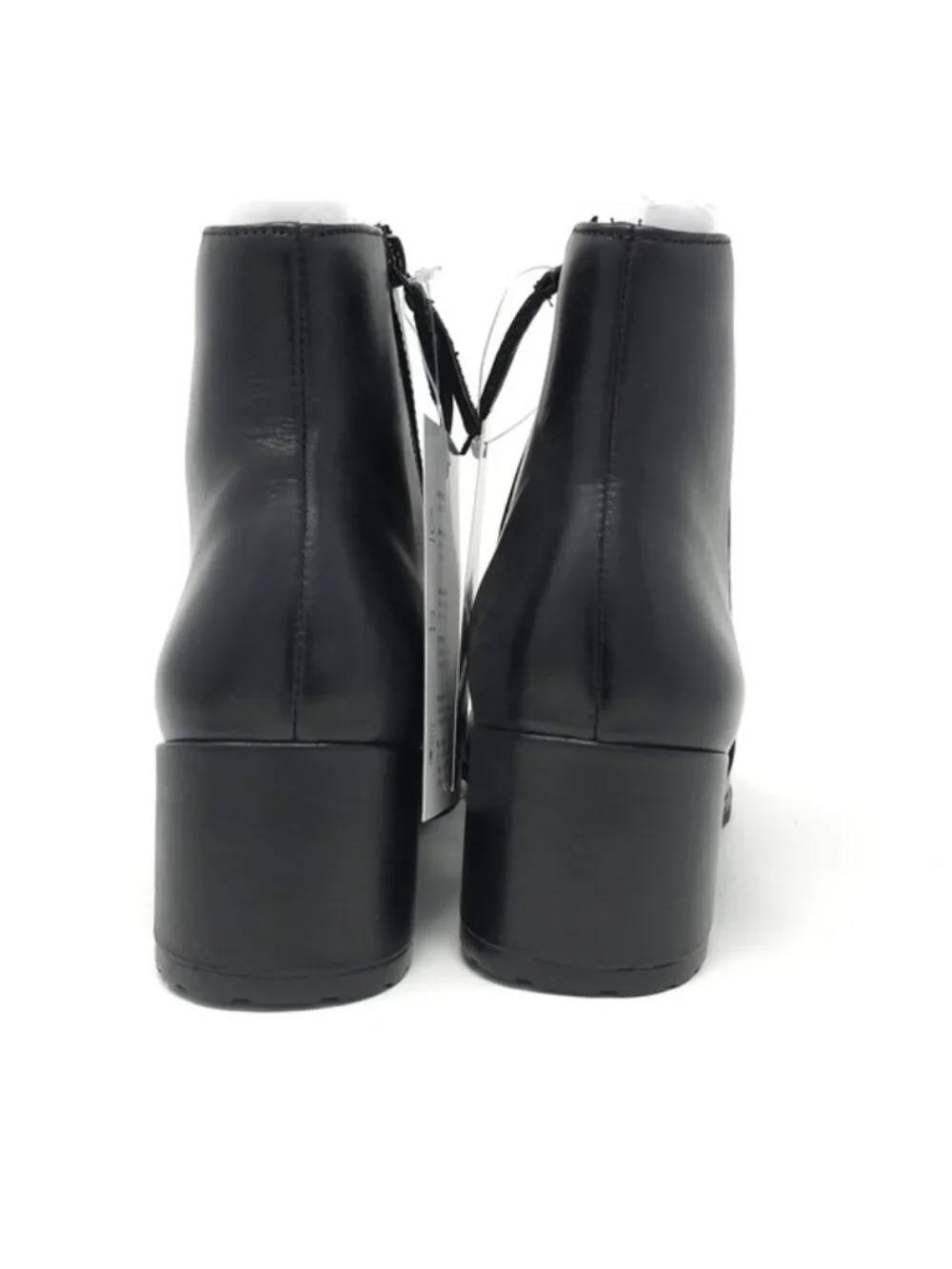 Naturalizer Bay Waterproof Heeled Ankle Boot Black Leather 11 M